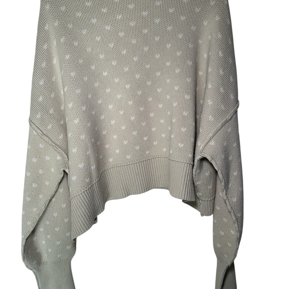 Free People Beige Textured Crew Neck Sweater - Picture 6 of 7